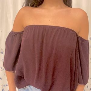 Off the shoulder top